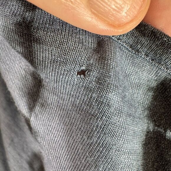 Kaufman Franco Asymmetrical Blue and Black Tie-Dye Top Tunic Size L - Picture 6 of 9